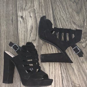 BAR III Black Heels 4 inch heels